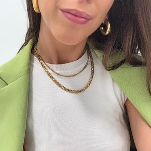 10mm Chunky Hoops - Gold